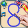 Write the numbers from 0 to 9 for children for iPhone and iPod - Learn to count with the sounds of numbers in English and Spanish